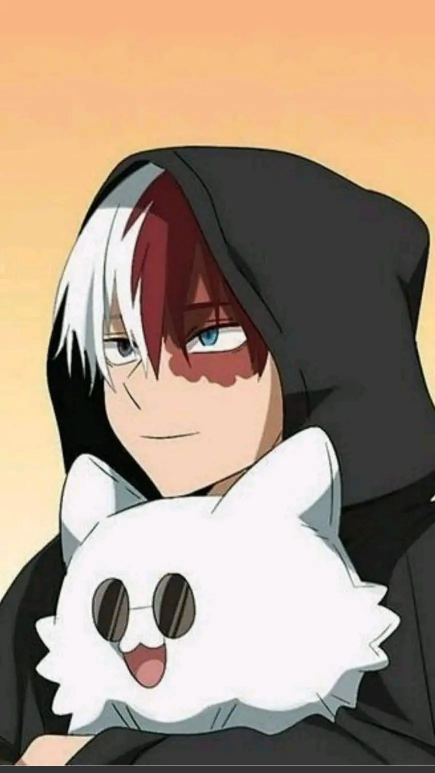 ai character: todoroki🔥🧊(lo amo) background