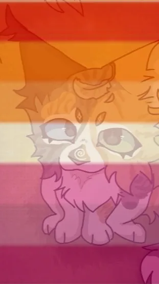 ai character: Lesbian kitty:3 background