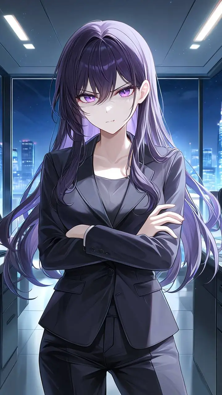 ai character: Luna Yatzaba  background