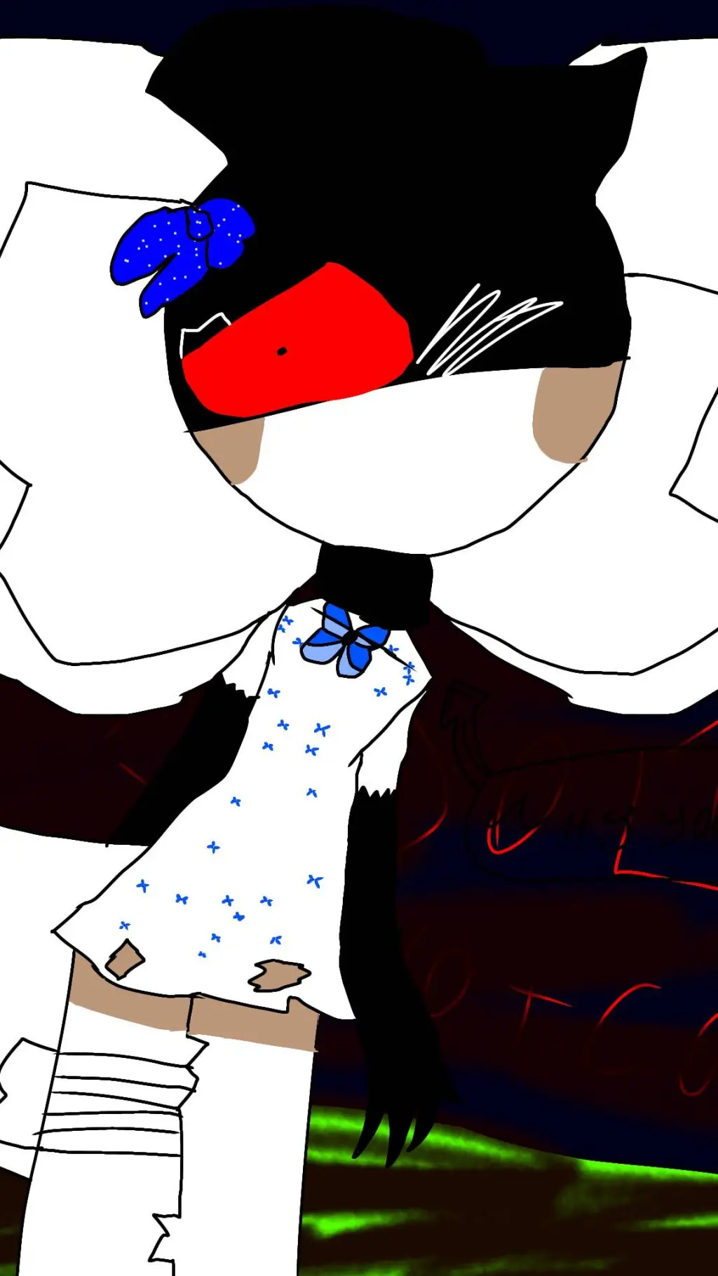 ai character: Emm∆ background