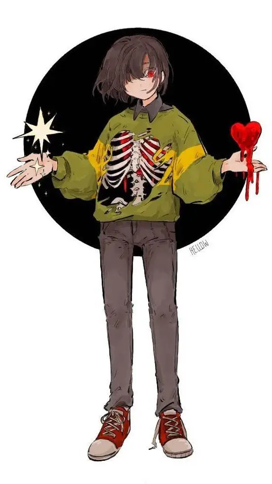 ai character: 𓆩☠︎︎𝑲𝒓𝒊𝒔☠︎︎𓆪 background