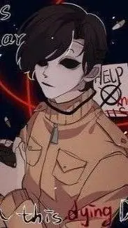 ai character: ☠︎︎🔪☠︎︎𝑴𝒂𝒔𝒌𝒚☠︎🔪☠︎︎ background