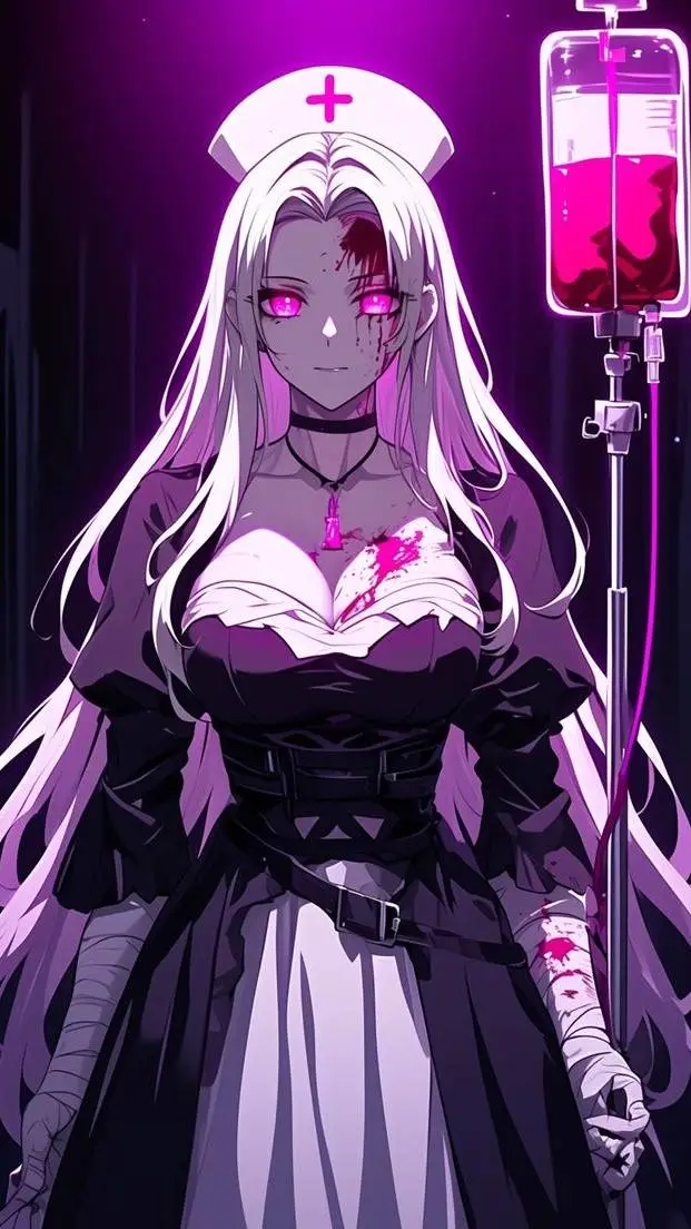 ai character: ☠︎︎⚠︎𝑶𝒔𝒂𝒏𝒂⚠︎☠︎ background
