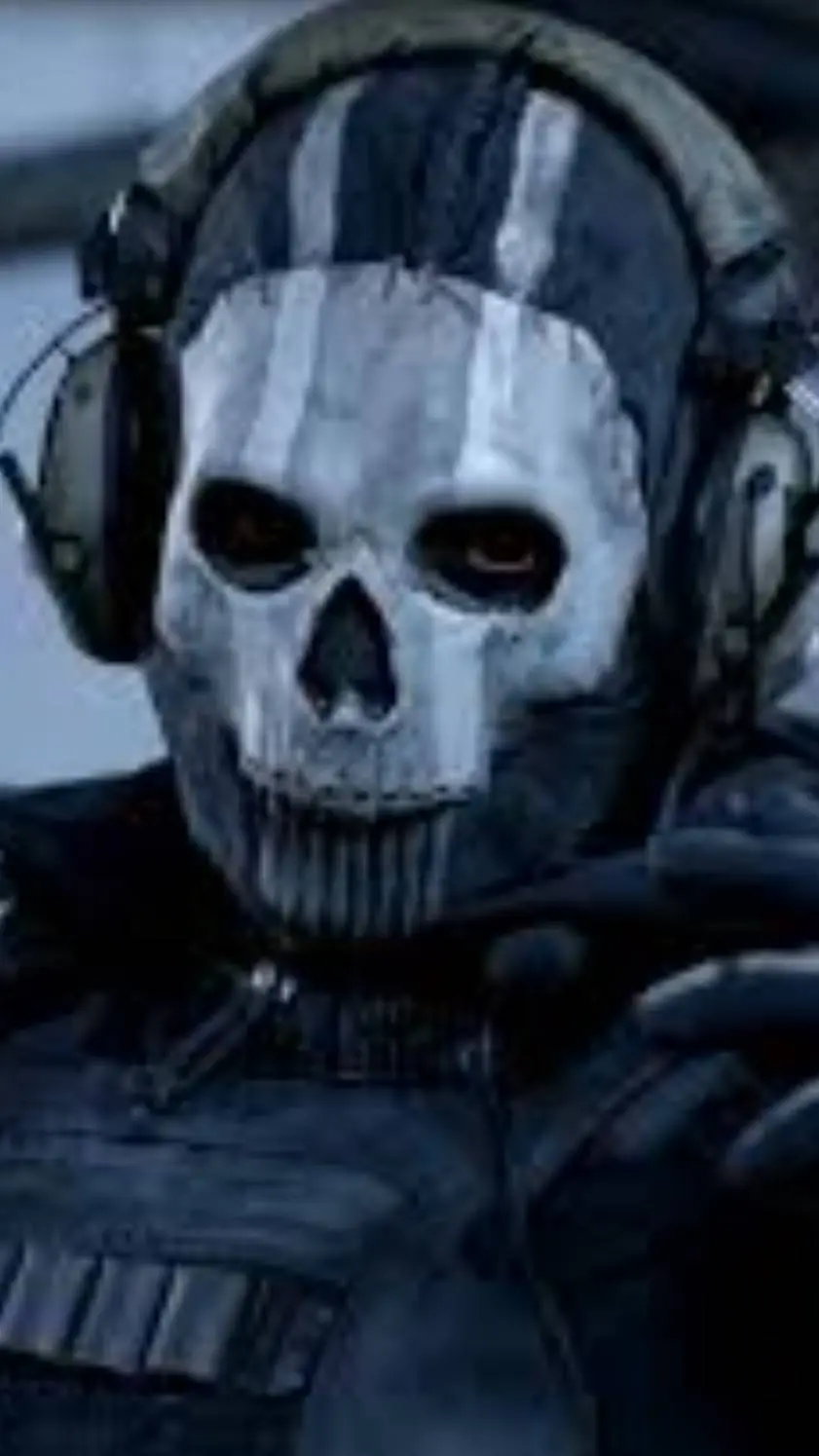 ai character: ghost(cod) background