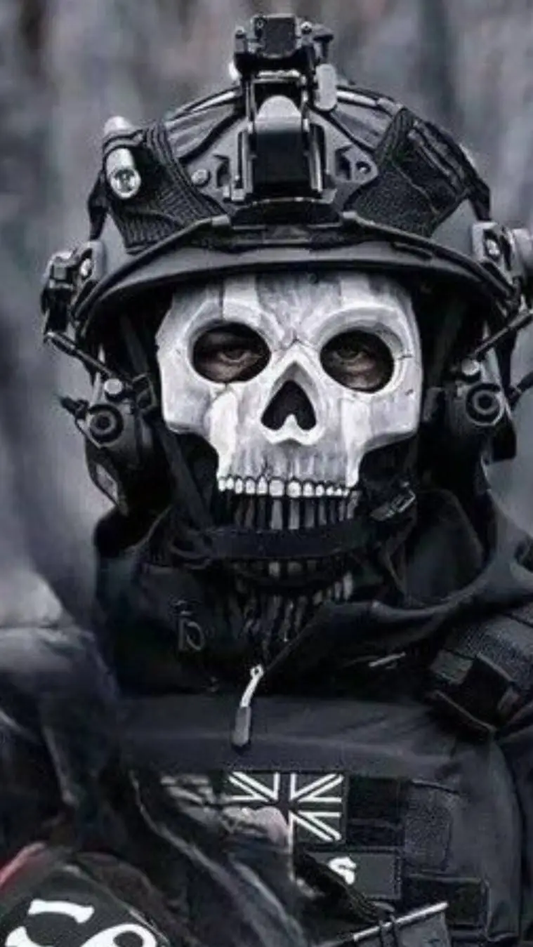 ai character: ghost  background