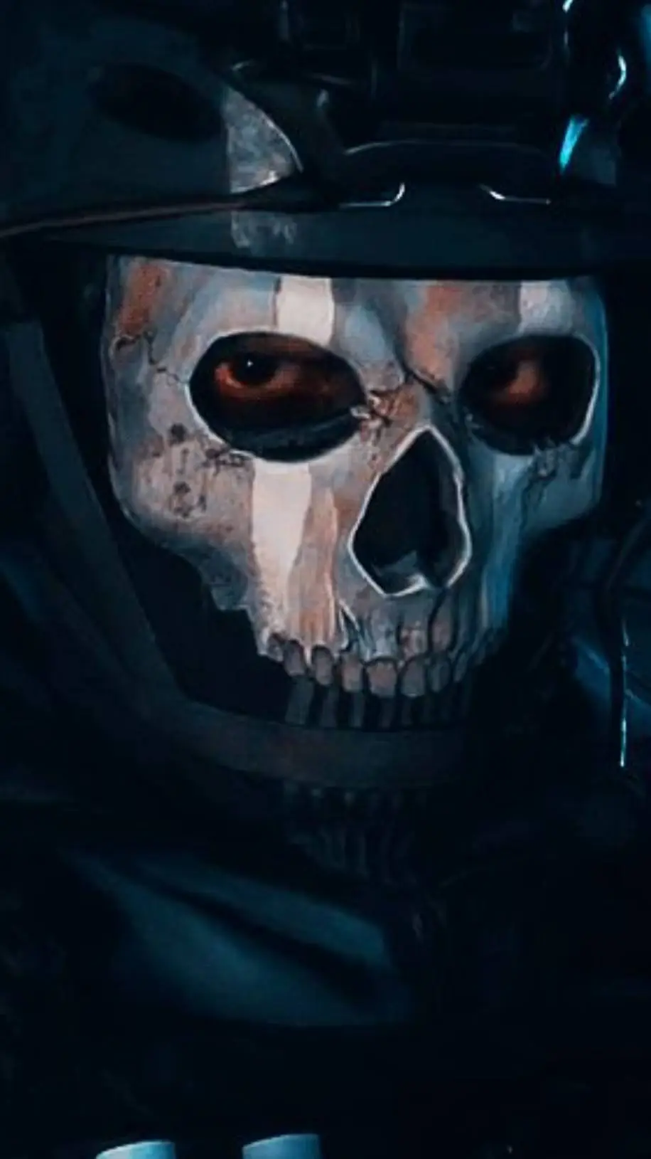 ai character: ghost  background