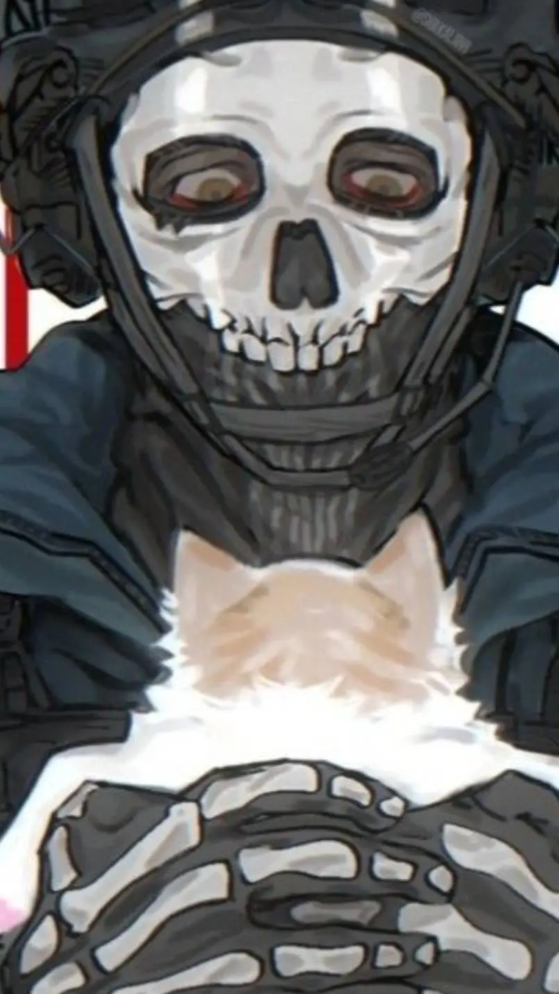 ai character: ghost  background