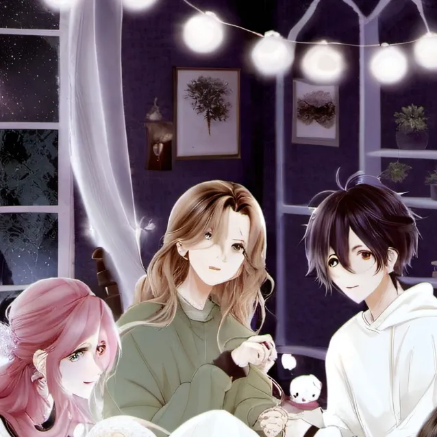 chat with ai character: sleepover