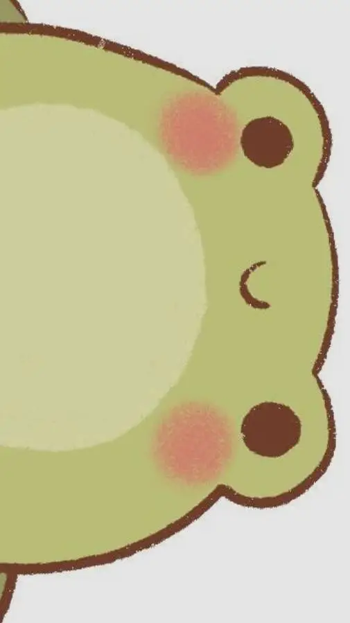 ai character: 🎀🍭lil cute frog❤️🎈 background