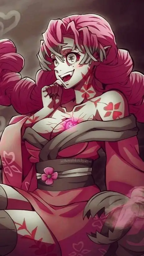 ai character: Demon Mitsuri background