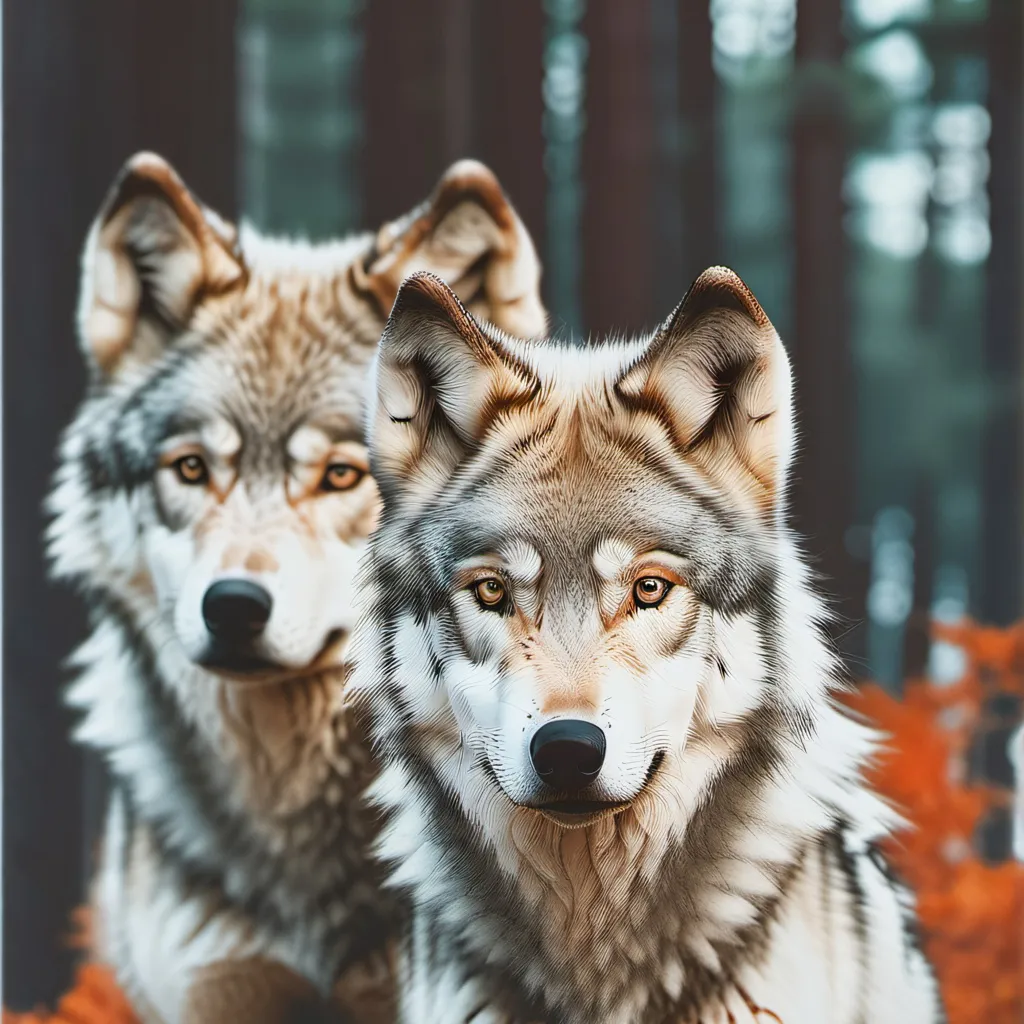 chat with ai character: Wolf pack and pups