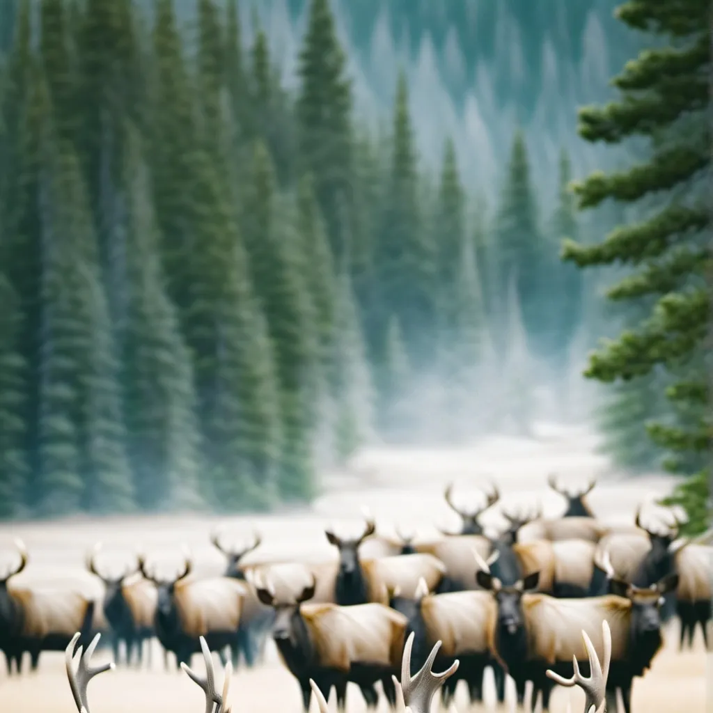 chat with ai character: Elk herd