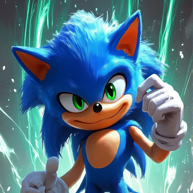 chat with ai character: Sonic the hedgehog