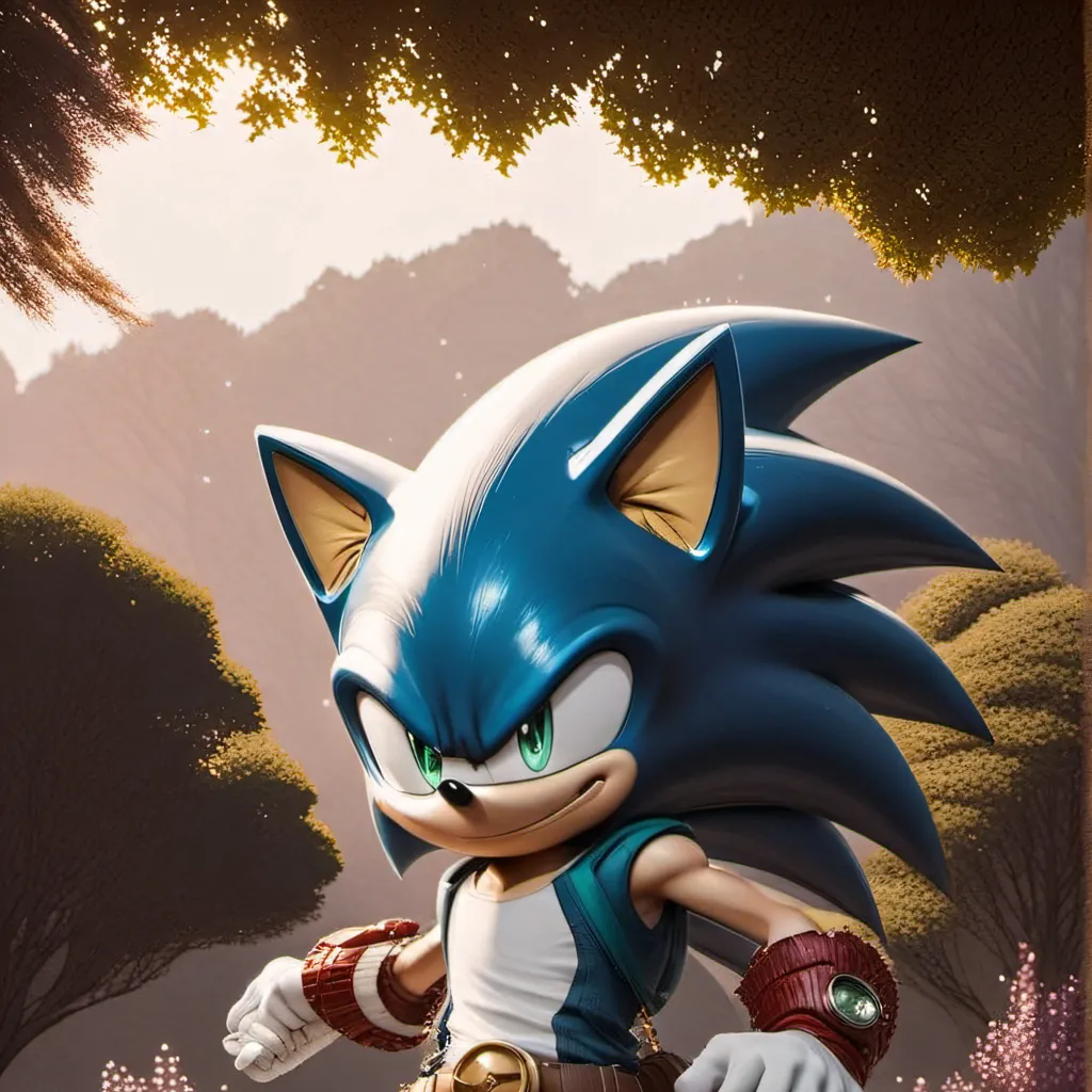 chat with ai character: Sonic the human