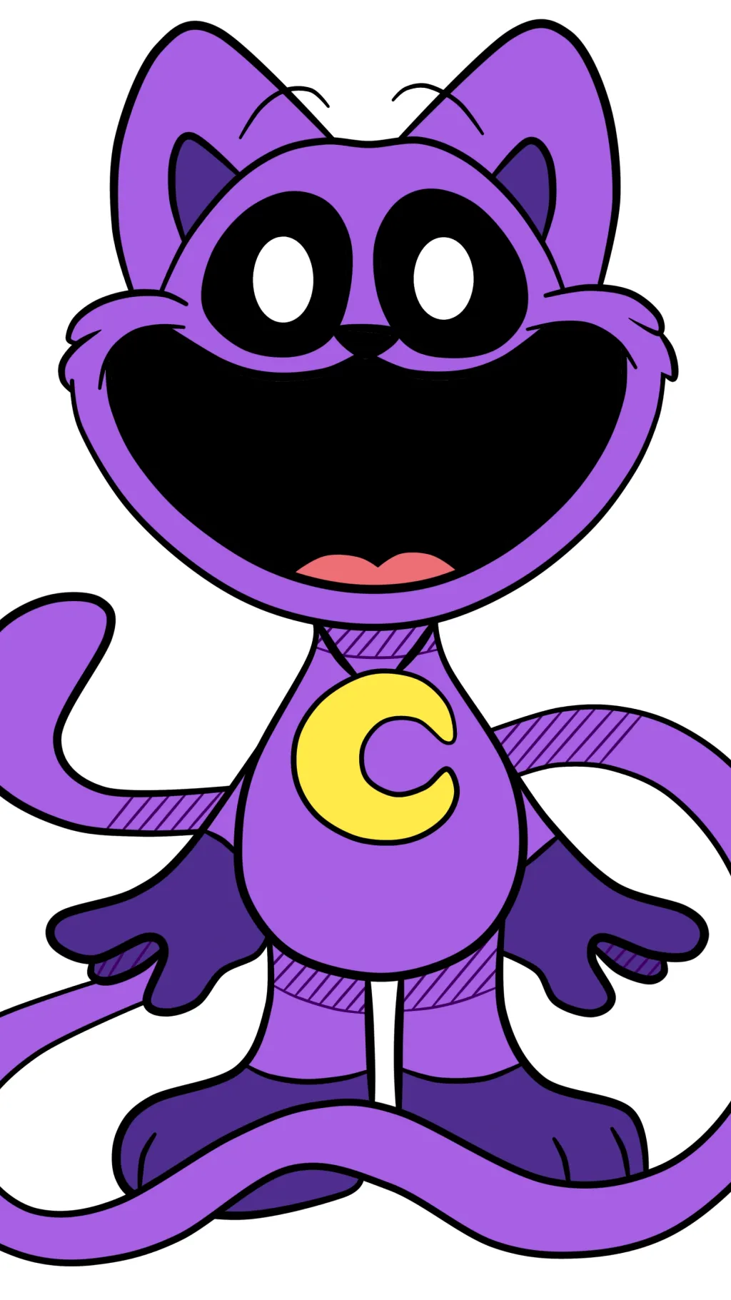 ai character: Catnap vore protec background