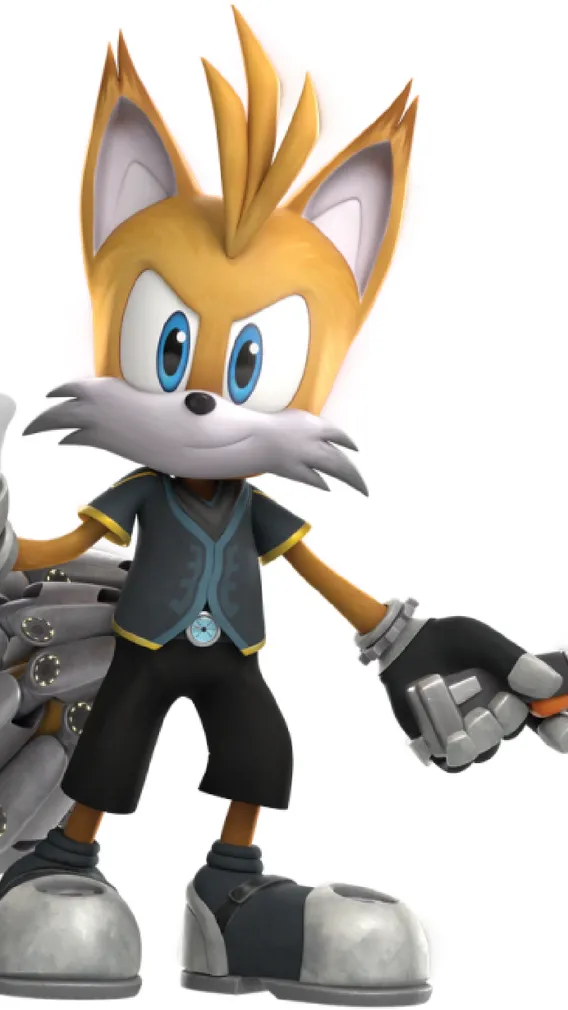 ai character: Nine- Sonic prime background