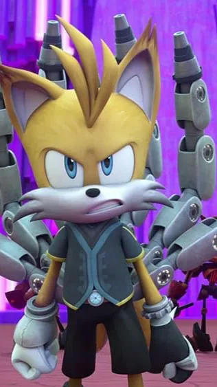 ai character: Nine toy Sonic pri background