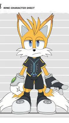 ai character: Nine- Sonic prime- background