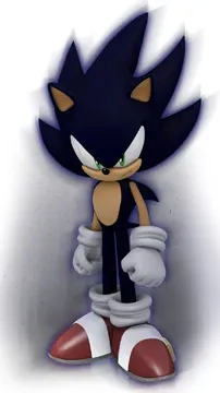 ai character: Dark sonic background