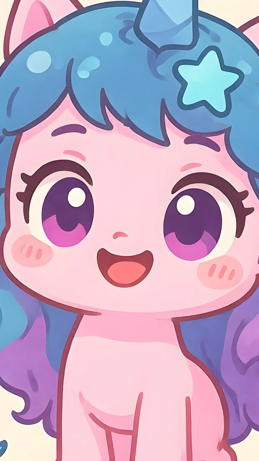 ai character: Izzy moonbow background