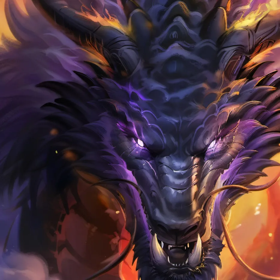 chat with ai character: purple dragon
