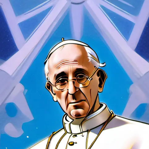chat with ai character: Pope Francis. =[=