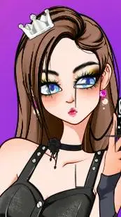 ai character: Queen of darkness  background