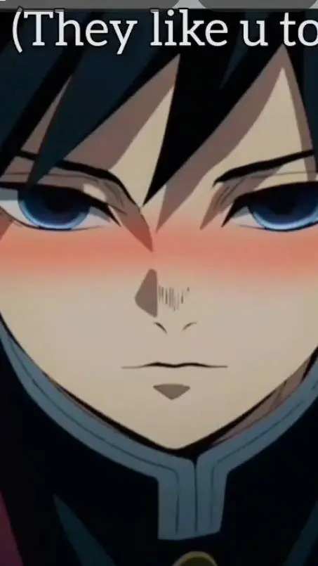 ai character: make Giyu blush background