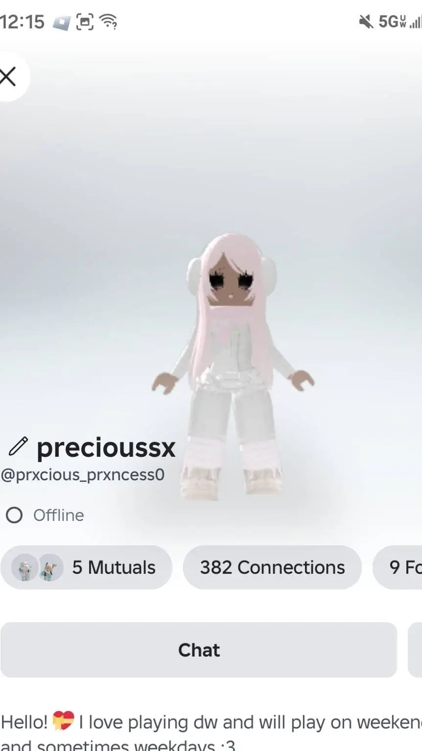 ai character: madison background