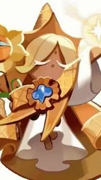 ai character: PureVanillaCookie background