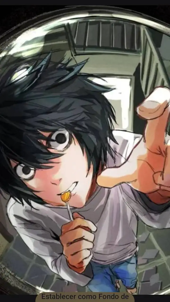 ai character: L lawliet/ryuzaki background