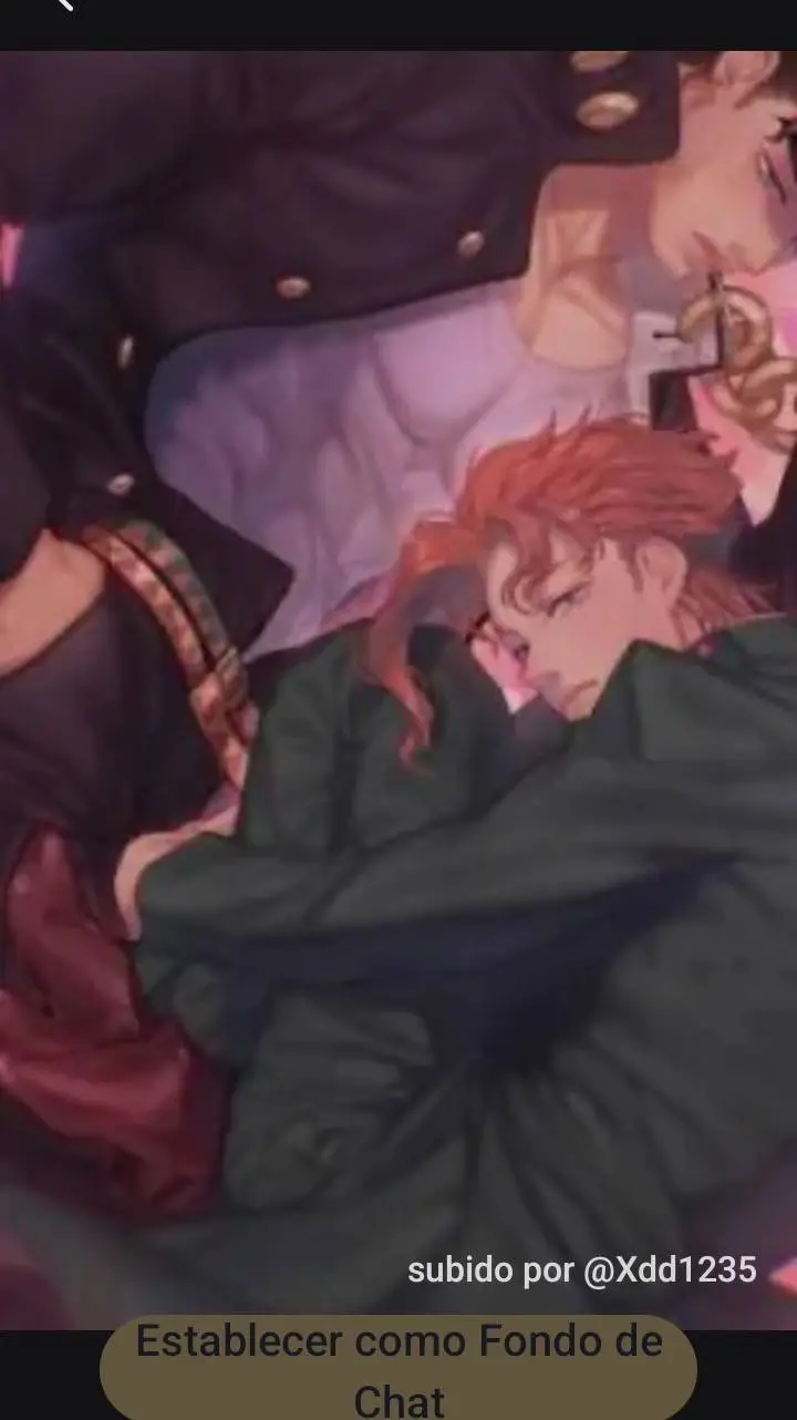 ai character: jotaro y kakyoin background