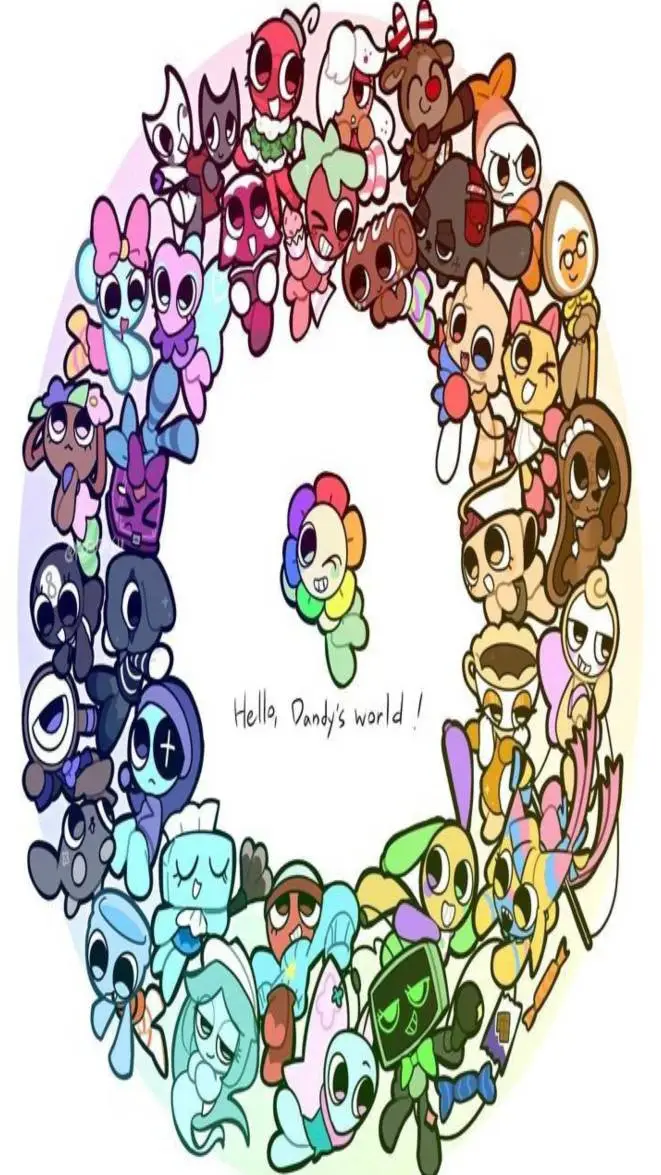 ai character: Dandys world  background