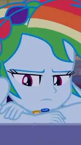 ai character: Rainbowdashie background