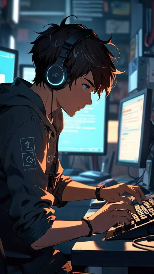 ai character: Кирито background