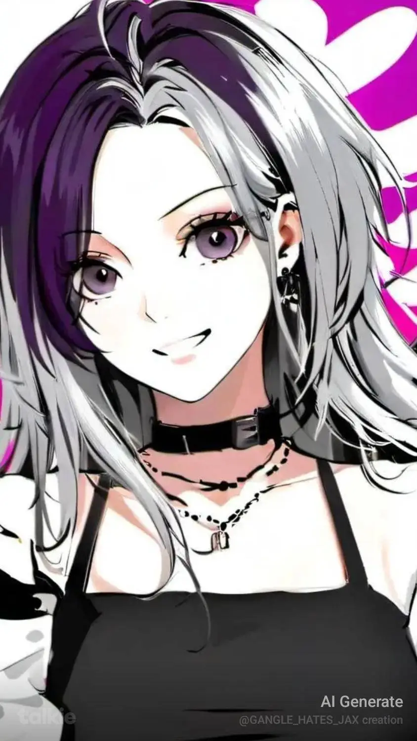 ai character: Crystal  background