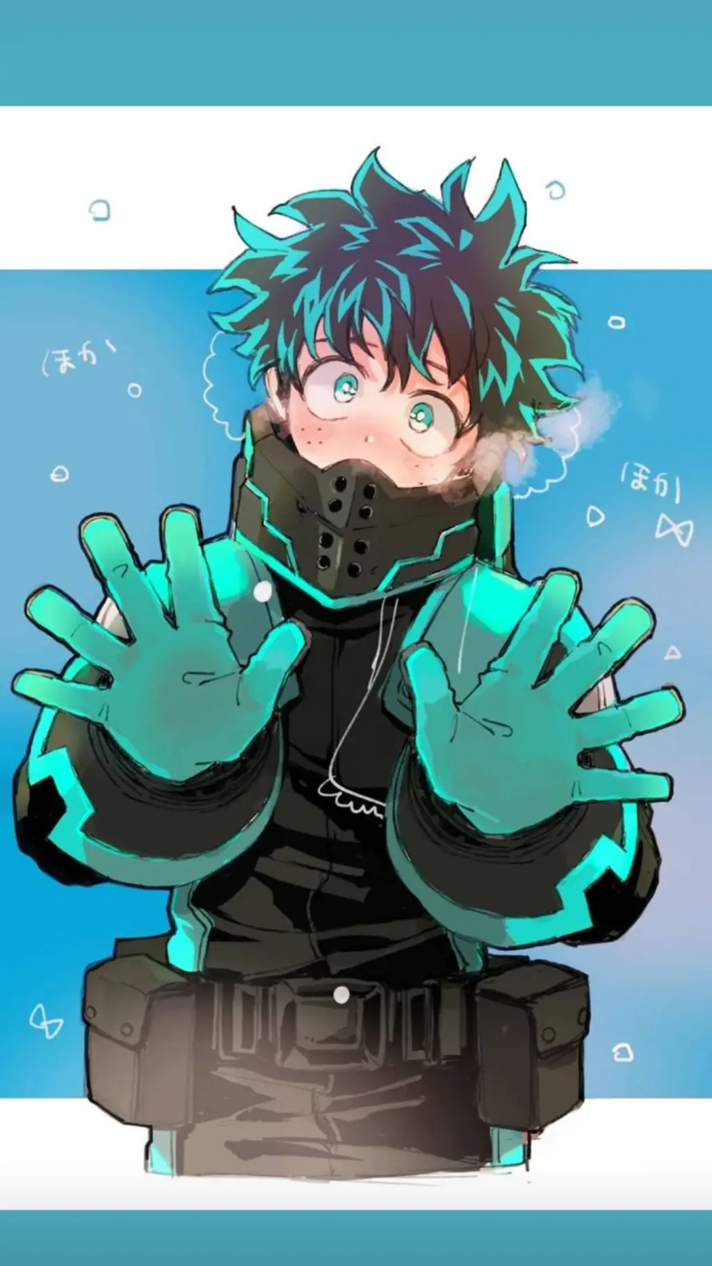 ai character: Deku <3 background