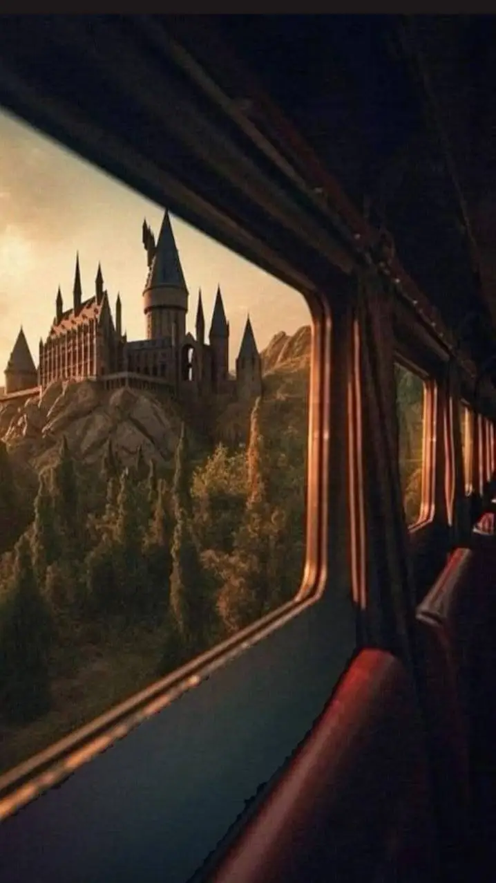 ai character: Hogwarts... background