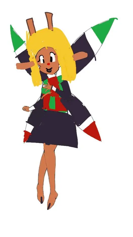 ai character: Noelle Holiday background
