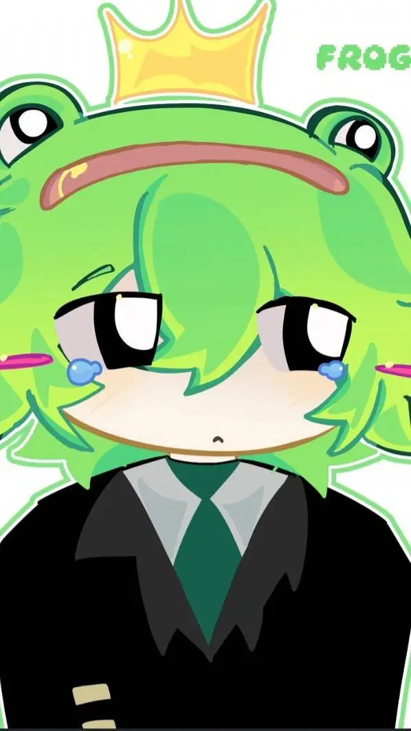 ai character: Froggydude XD background