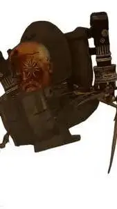 ai character: scientists toilet  background