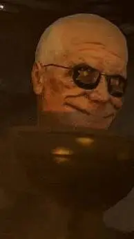 ai character: scientists toilet  background