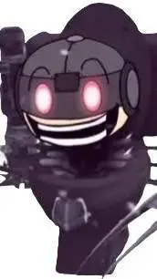 ai character: toilet claw spider background