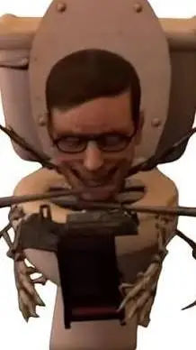 ai character: scientists toilet background