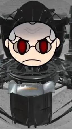 ai character: scientists toilet  background