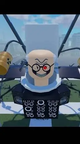 ai character: scientists toilet  background