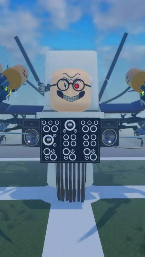 ai character: scientists toilet  background