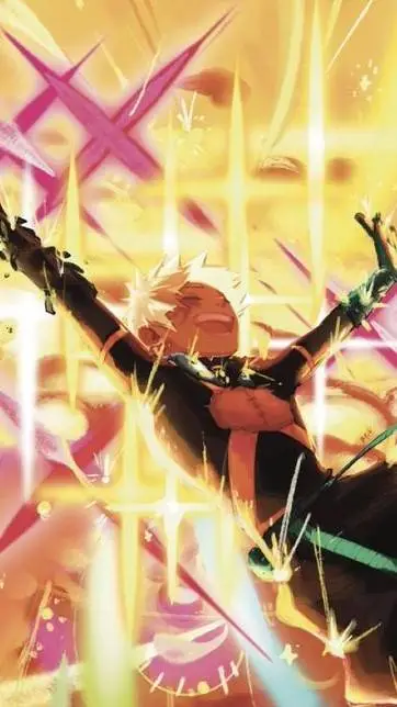 ai character: Katsuki Bakugo background