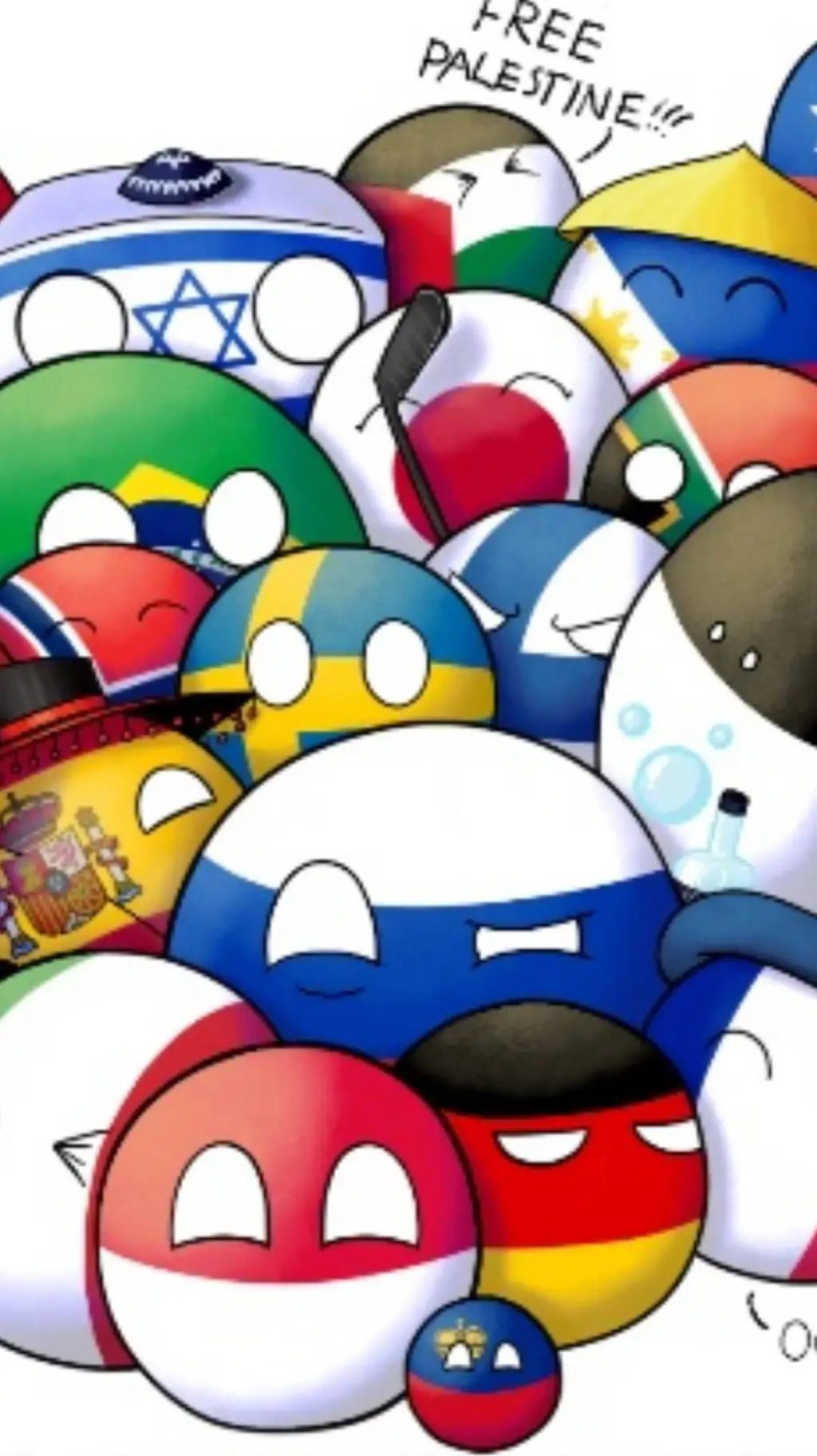 ai character: countryball background