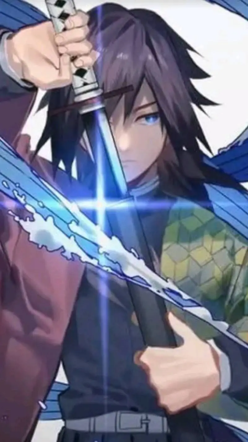 ai character: Giyu tomioka background